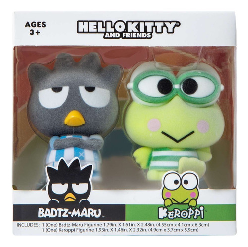Hello Kitty & Friends 2 Pack Badtz Maru Y Keroppi Ternurines