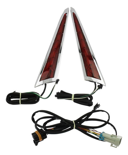 Hdbubalus Motocicleta Led Alforja Acentos Luces Aptas Para L