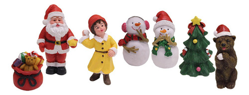 7x Adorno Navideño En Miniatura, Centro De Mesa, Comedor,