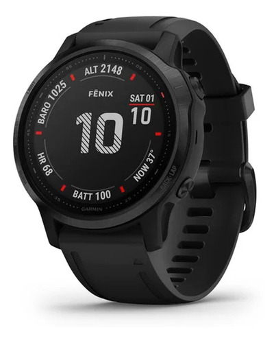 Reloj Garmin Fenix 6 S Pro Negro Mapas Musica Gps Smartwatch