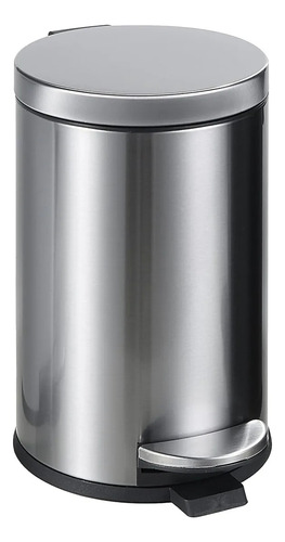 Timotech Bote De Basura Con Tapa De Acero Inoxidable De 5l