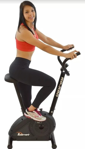 Bicicleta Ergométrica Polimet 5 Funções Bp-880 Com Monitor