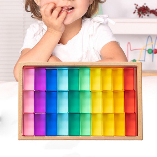 Juego De Bloques De Construcción Para Cubos Para 30 Piezas