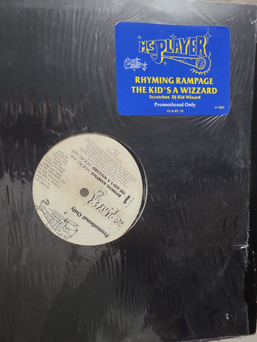 Lp Mc Player - Rhyming Rampage (promo) (Usado)