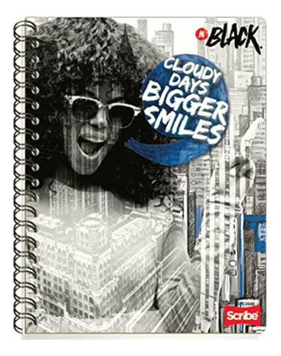 Scribe Inblack, Cuaderno Con Espiral Doble Profesional De