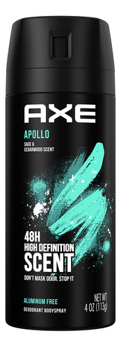 Desodorante Corporal Axe Apollo Sage & Cedarwood 120 Ml Para