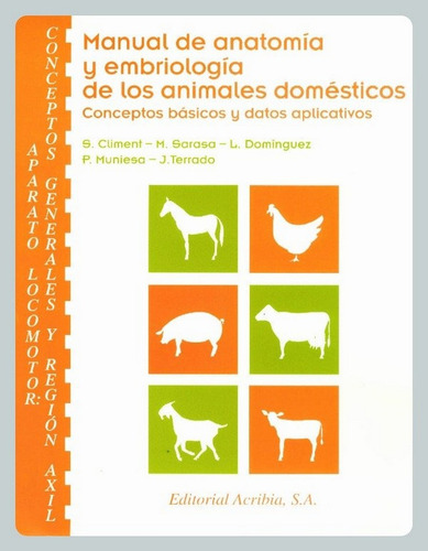 Anatomía Y Embriología Animales Domésticos Aparato Locomotor