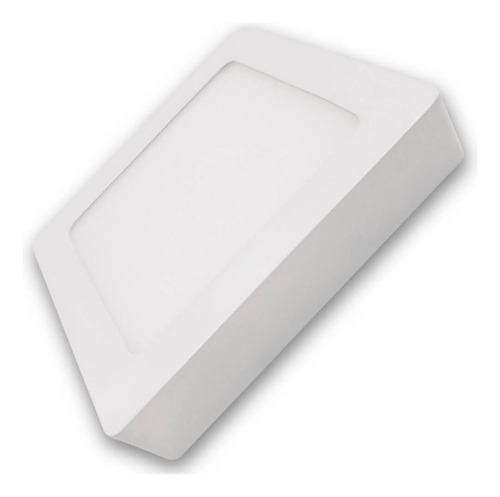Plafon Superled Sobrepor Quadrado 12w 2700k 03217a Ourolux