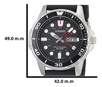 Comprar Reloj Casio Mtp-s110-1av Solar Resiste Al Agua 100m Original Color de la correa Negro Color del bisel Azul marino Color del fondo Azul marino