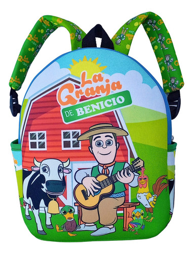 Mochila Jardin Inicial Granja De Zenon Personalizada