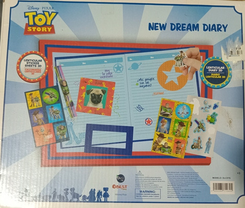 Disney Pixar Toy Story New Dreams Diary (Usado)