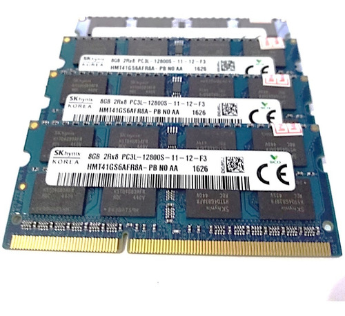 Imagen 3 de 4 de Hynix (8gb) Pc3l-12800s (nueva) Para: iMac, Hp, Dell Etc.