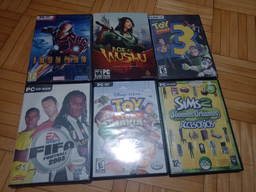 Lote Juegos Originales De Pc Sims 2 + Otros (Usado)