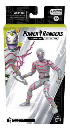 Boneco Power Rangers Wild Force Putrid Hasbro de 15 cm
