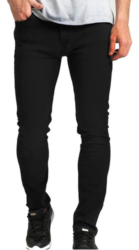 Pantalon Jean Hombre Lee Malone 2498 Negro Pre