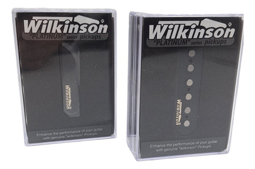 Wilkinson Set Micrófonos Para Telecaster Alnico Wvtb Negro