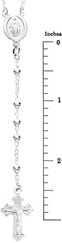 Imagen 4 de 7 de Ritastephens Collar De Plata De Ley Italiana O Oro De 0.118.