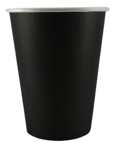 Vaso De Papel Negro Para Cafe 16 Oz C/1000