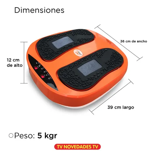 Masajeadora Térmica Para Pies Power Legs Con Calor Color Naranja 1