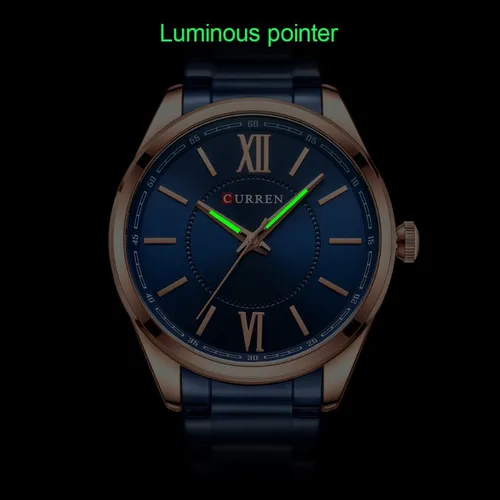 Reloj Cuarzo Casual Curren Luminous Steel Belts