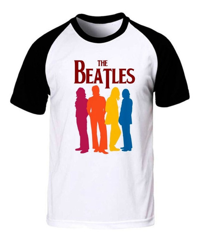 The Beatles Logo Banda Remera Spun Adulto/niño 