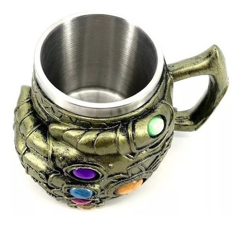 Caneca Thanos Manopla Do Infinito 3d Vingadores Geek