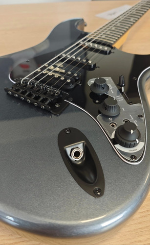 Guitarra Tagima Sixmart Com Efeitos Metallic Deep Silver Kit