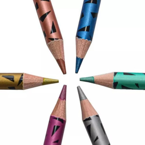 Lapices De Colores Mooving Hey Metal ! X 6 3011306