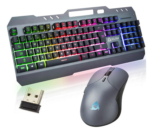 Klim Unity Juego Teclado Y Mouse Inalámbricos Ee. Uu. Nuevo