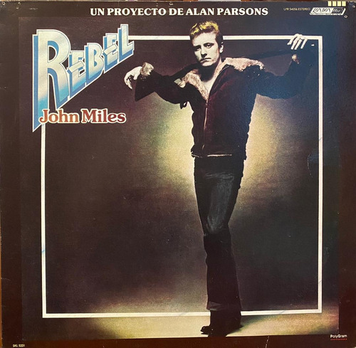 Disco Lp - John Miles / Rebel  Un Proyecto De Alan Parsons.