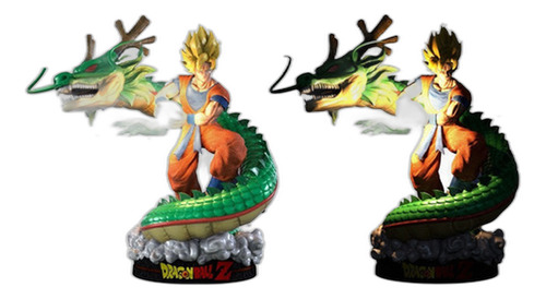 Dragon Ball Goku And Shenlong Archivo Stl Para Impresión 3d