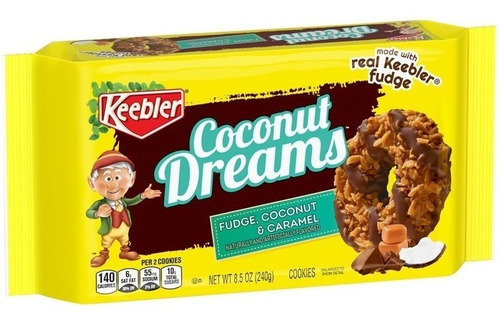 Keebler Coconut Dreams Caramel & Coconut Galletas 240grs.