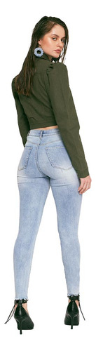Jeans Super Skinny Atmosphere Dnm Qeny Bleach Mujer