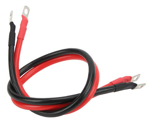Cable Inversor De Batería, 2 Piezas, Rojo Y Negro, Calibre 8