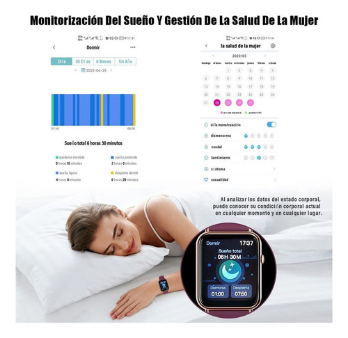Nuevo Reloj Deportivo Inteligente Impermeable For Mujer