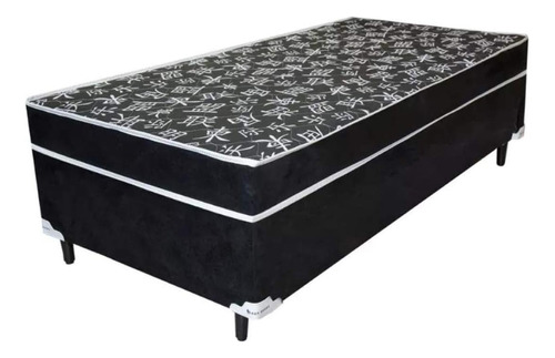 Cama Box Solteiro Viuva Conjugada D33 Espuma