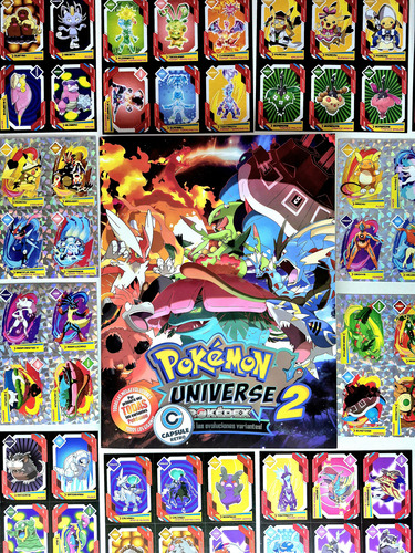 Album Pokemon Universe 2 Completo Para Pegar + Regalo