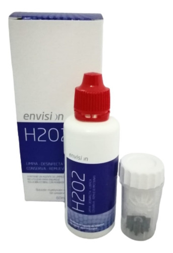 Liquido Limpiador Desinfectante Lente Contacto H2o2 60ml