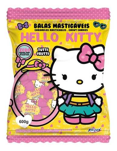 Bala Mastigável Hello Kitty 600g- Freegells