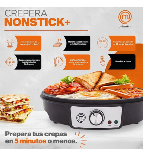 Crepera Masterchef Mk-cm-vss Control Temperatura