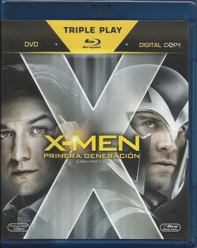 X-men Primera Generación Blu Ray + Dvd Película Nuevo