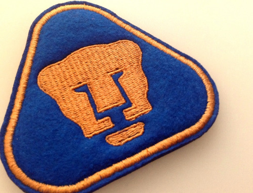 Pumas Unam Logo Parche Bordado 2 Pzas 8 Cm