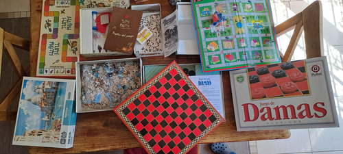 Lote De 5 Juegos De Mesa, Todos Completos. (Usado)