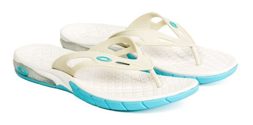 Chinelo Oakley Killer Point Branco Mystic Blue