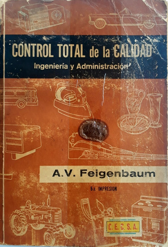 Libro Control Total De La Calidad - A. V. Feigenbaum