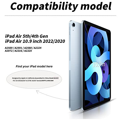Funda Para Aoub iPad Air 5th Generation 2022 / iPad Air 4th