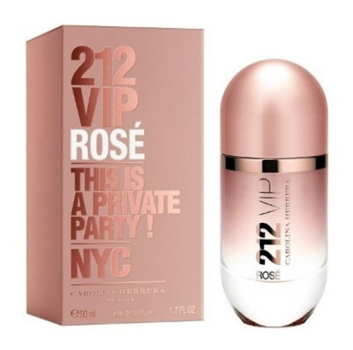 Perfume 212 Vip Rose Carolina Herrera X 50 Ml Original