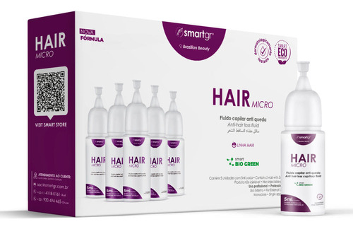 Fluído Capilar Anti Queda Smart Gr Hair Micro 5 Monodose 5ml