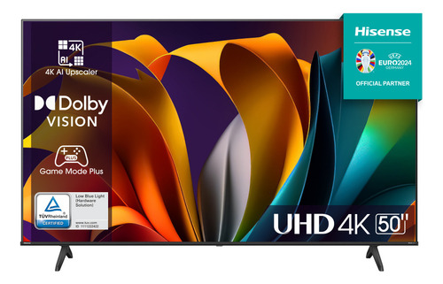 Pantalla 50 Hisense Uhd 4k Tv 50a6n Smart Tv Negro
