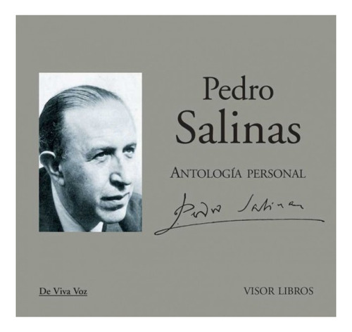 Antologia Personal ( Pedro Salinas )(c/cd)